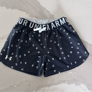 Under Armour Girls Black Shorts